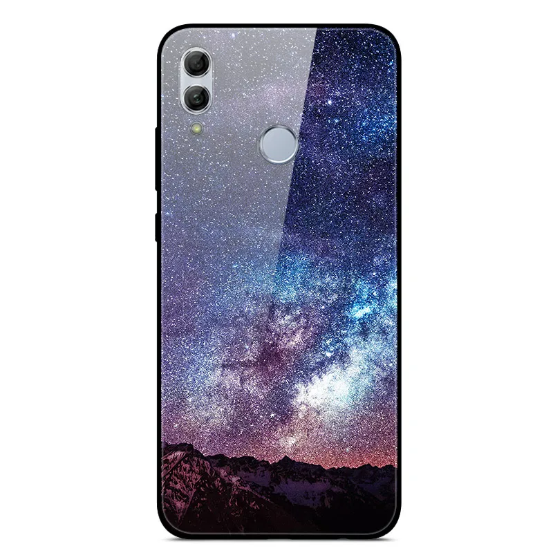 6 Чехол для Honor 10 Lite, 6,21 дюйма, закаленное стекло, Жесткий Чехол на заднюю панель для huawei Honor 10 Lite, HRY-LX1, мягкий ТПУ бампер для Honor 10 Lite - Цвет: 6