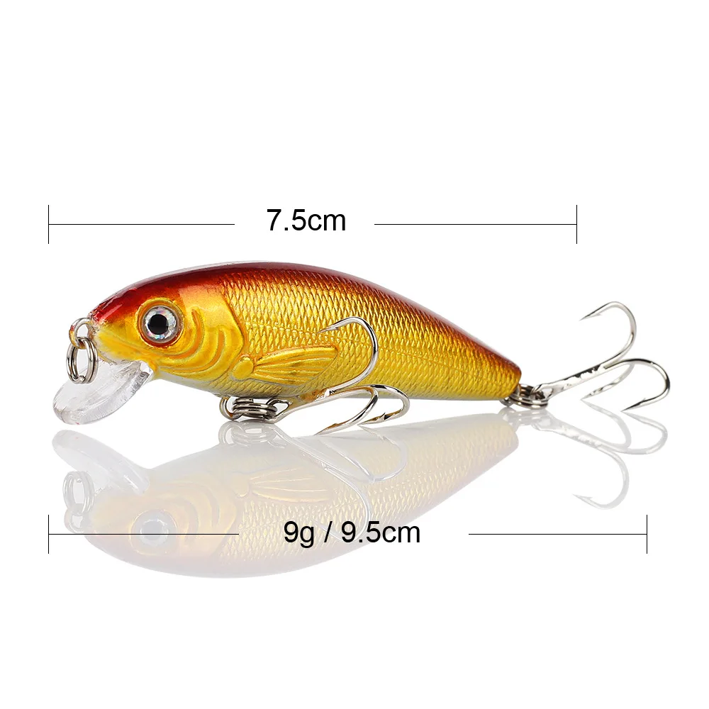 7.5cm Biwvo приманка гольян приманка для морской рыбалки кальмары Джиги Shad Спиннер приманка маленькие рыбы 2,5 см 7,5 см воблер Товары для рыбалки жесткая мишура - Цвет: 7.5cm