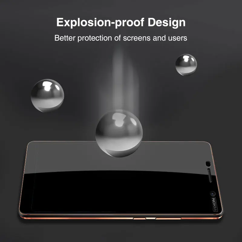 9D закаленное стекло для Nokia 7 Plus защита экрана полное покрытие 6 5 3 2 2018 1 Защитная