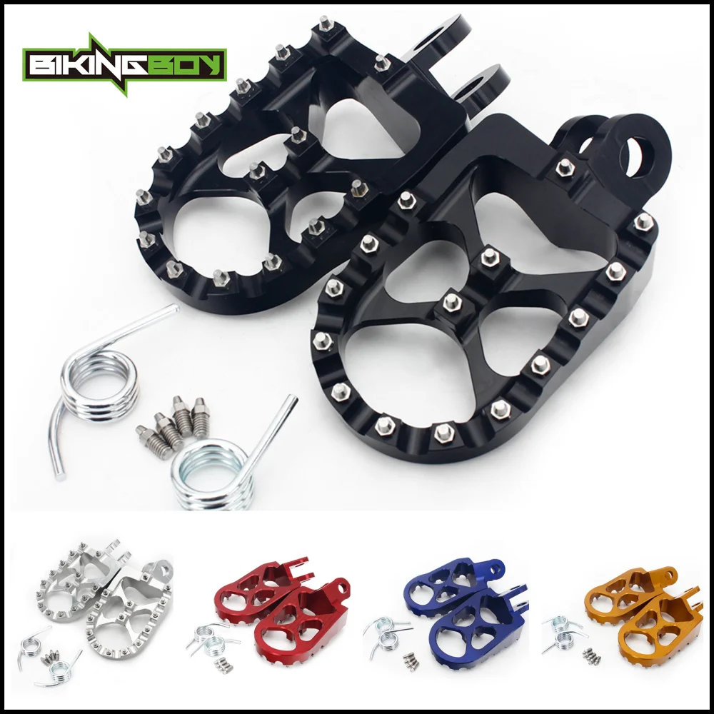 Подножки BIKINGBOY для Suzuki DRZ 400 00 04 DRZ400S 16 DRZ400E 07 DRZ400SM 05 RM 125 250 91 02 RMX S R MX|Подставки под