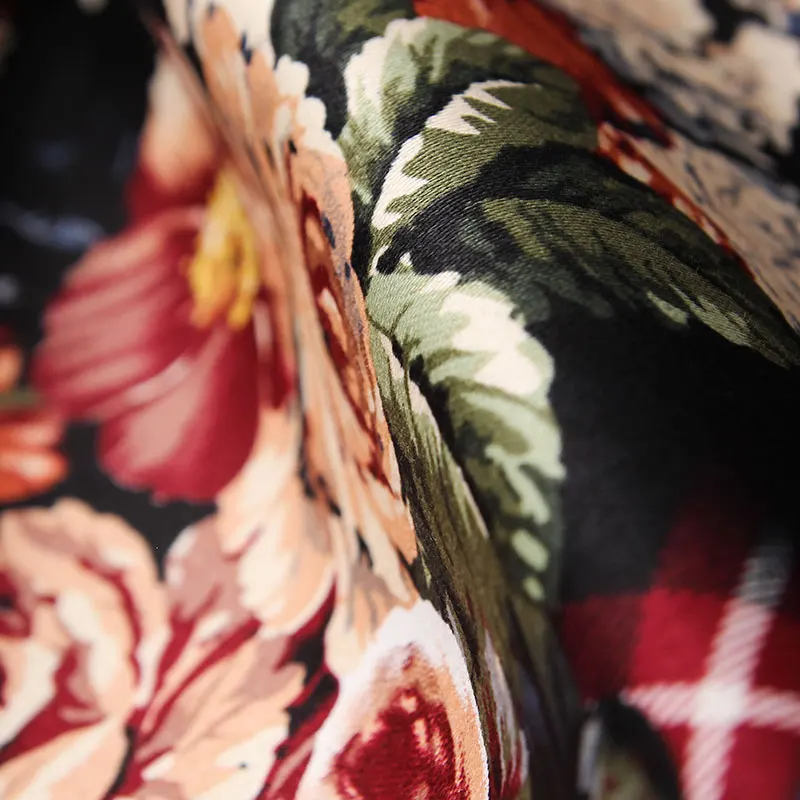 FOLWER vintage fabric WITH lace Retro style Calico Printed cotton for DIY Bag 1 order=50cm*140cm | Дом и сад