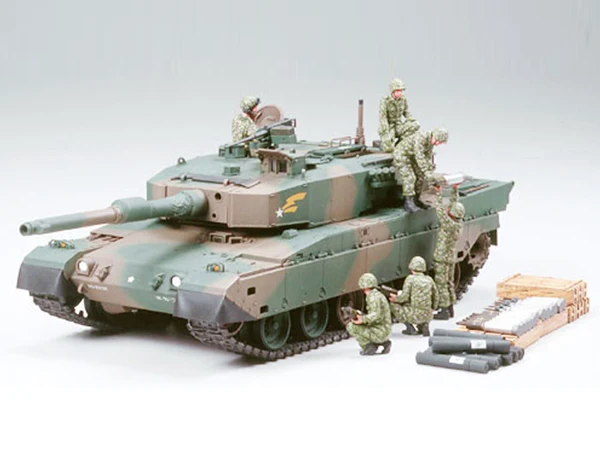 Tamiya 35260 1/35 JGSDF Тип 90 танк с патроном погрузка Экипаж Военная сборка модель AFV