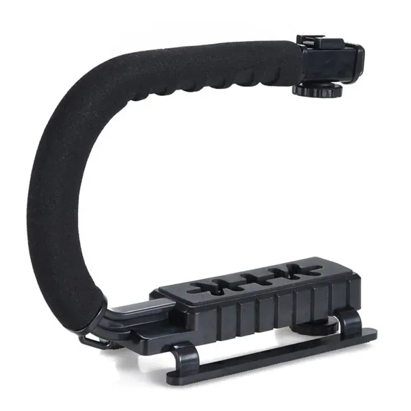 

camera "U" flash mount arm DV portable "C" stand holders Single-lens reflex camera hot shoe stable bracket