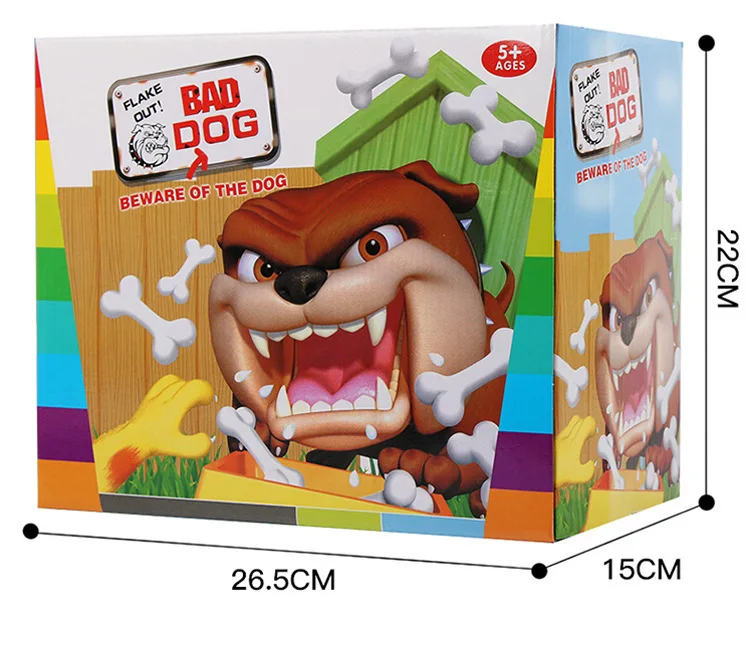 Преследовать другие игрушки оригинальность Tricky настольные tuba Look Out Evil Dog Bites Hand Toys