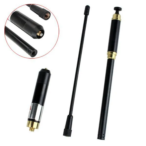Antenna AL-800 SMA-Female 144/430MHz High Gain Super High Quality Telescopic Antenna For PRYME Kenwood HYT BAOFENG WLKIE TALKIE