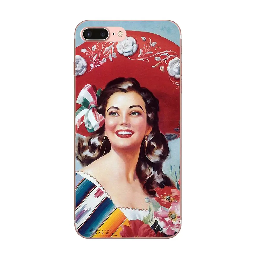 Мягкий чехол Чехол Мексиканская девушка искусство для Galaxy J1 J2 J3 J330 J4 J5 J6 J7 J730 J8 2015