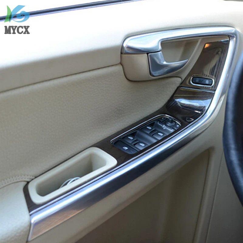 Внутренняя дверь подлокотник Панель переключатель окна крышка 4 шт для volvo XC60 xc 60