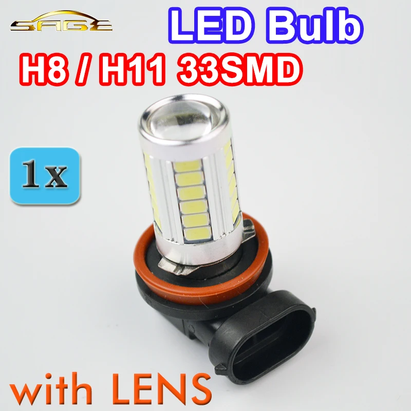 Flytop супер белая H4 H7 H8 H11 9005 9006 1156 1157 33SMD светодиодная Автомобильная