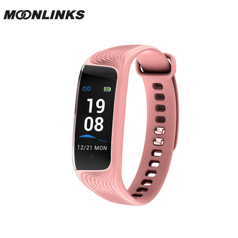 Moonlinks 2018 S4Pro S4 Smart Браслет Группа Цвет экран Фитнес браслет Водонепроницаемый