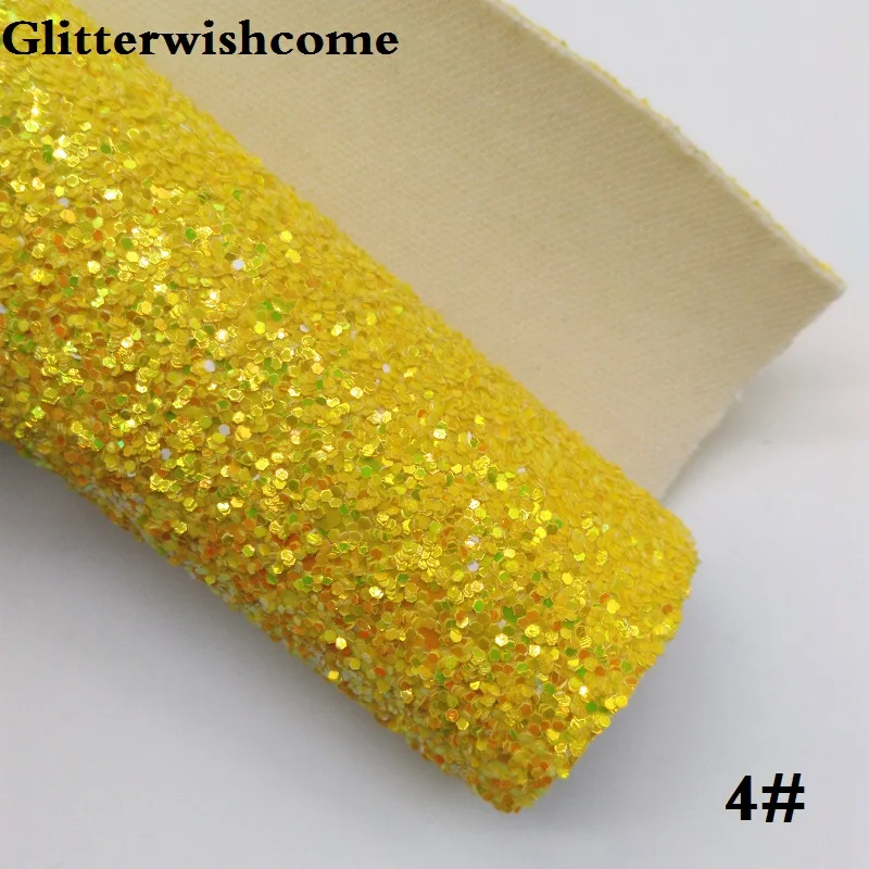 4 Glitterwishcome 21X29 см A4 размеры синтетическая кожа, с эффектом блестящей кожи Ткань Винил для Луки, GM043A - Цвет: 4