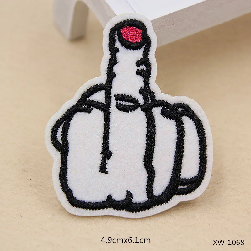 1Pc Badge Patch Embroidered Appliqued Motif Parches Iron On Patches For Clothes Stickers Dress Jeans Jacket Sewing Accessories | Дом и сад