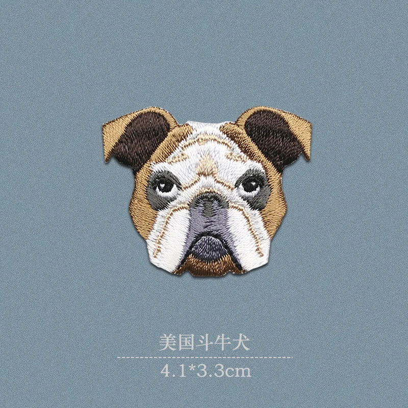Maxsin 1 шт. лабрадор doberman mopshond собака вышитые патчи для одежды на одежде утюжок