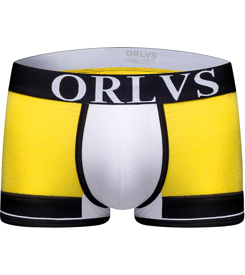 

ORLVS Brand Boxer Men Underwear Sexy Cotton Print Boxershort Men Ropa Interior Boxer Shorts Man Underwear Men's 3D Pouch OR111