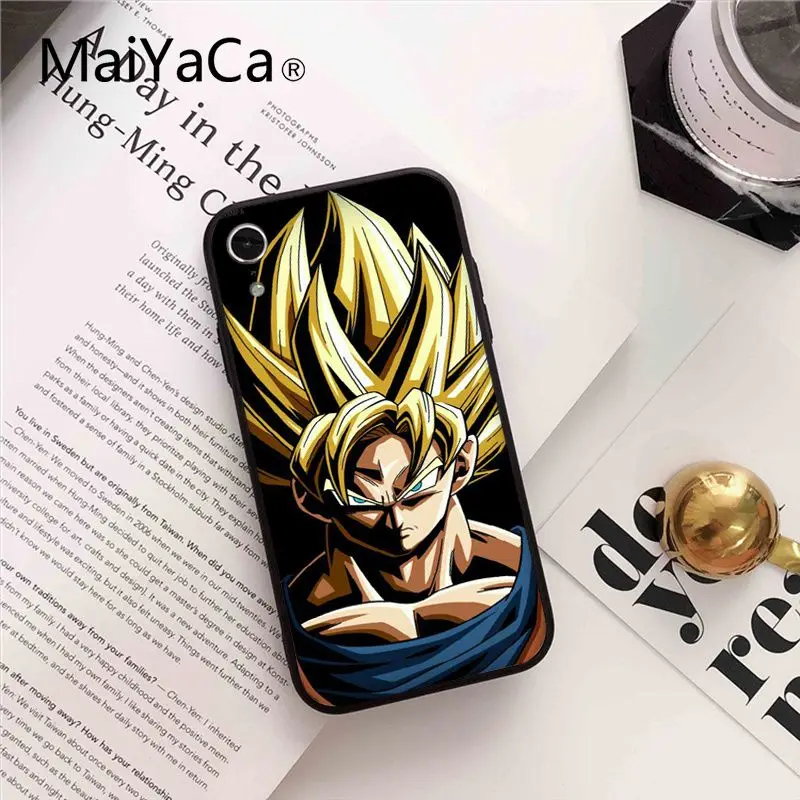 Роскошный чехол для телефона MaiYaCa Dragon Ball z Goku DragonBall разных цветов iPhone 8 7 6 6S Plus 5 5S SE XR