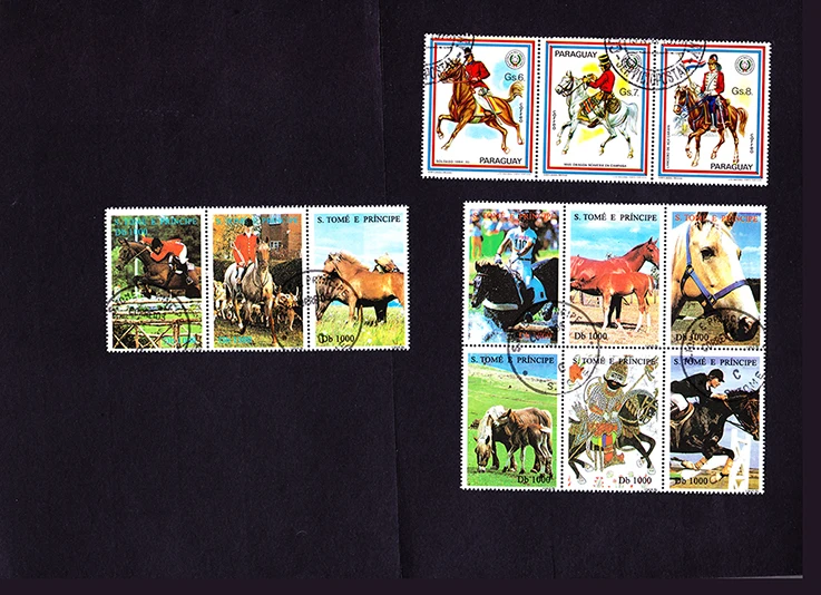 Новые 20 шт./лот марки World Horse, все разные из многих стран, без повторения помеченных почтовых марок