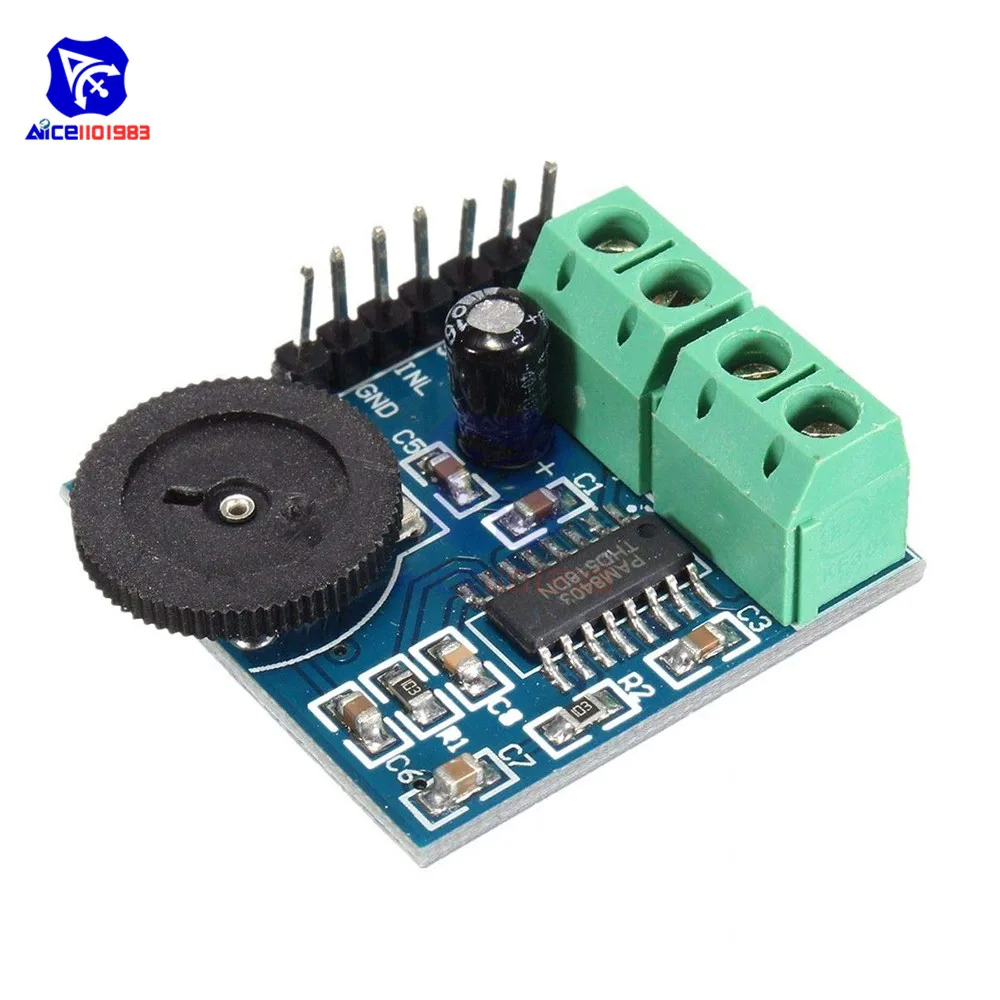 PAM8403 двухканальный усилитель мощности модуль регулятор громкости Плата