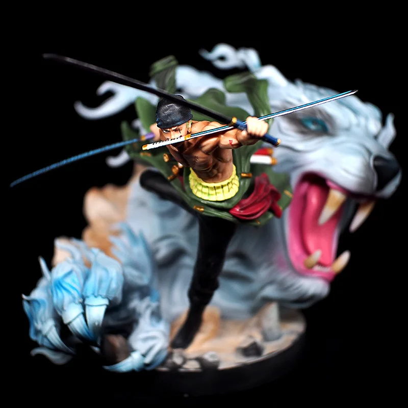 Аниме one piece Roronoa Зоро Gokutora Охота вер. GK ПВХ Фигурка Статуя Коллекционная модель детские игрушки кукла 23 см