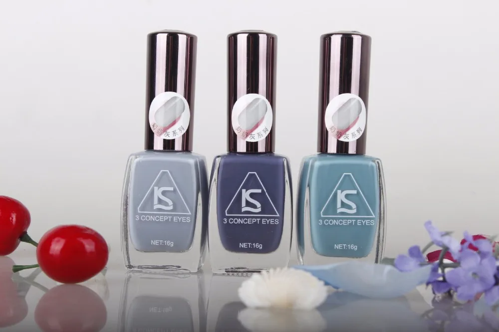 Новинка серый Paradise seires Лаки для ногтей 12 Цветов 15 мл матовый лак Лаки ретро специальные жидкости ногтей пигмент польский