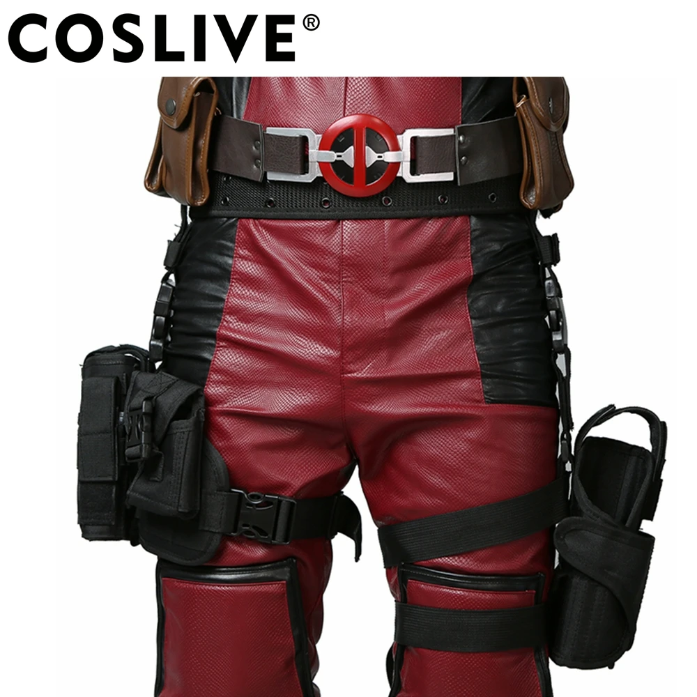 Coslive Хэллоуин Дэдпул Поясной Ремень Тактические ноги сумка с карманами кобура