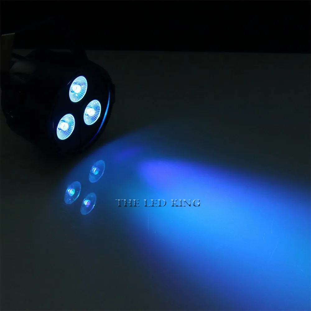 Профессиональные светодиодные сценические огни 24 Вт RGB УФ PAR DMX эффект освещения