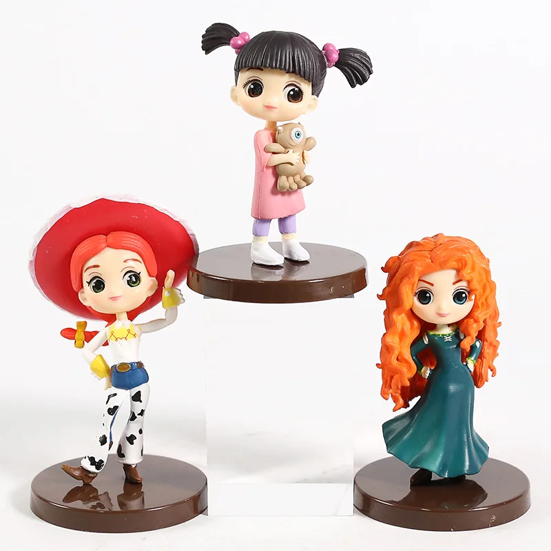Q Posket персонажи принцессы Белоснежка Belle Jessie Boo Merida Alice Cinderella Jane ПВХ фигурки куклы