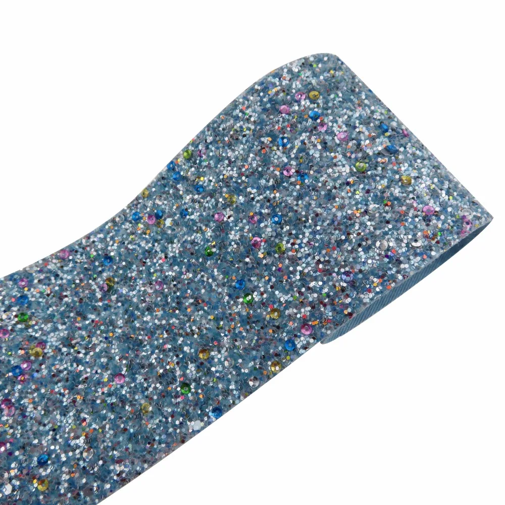 Бесплатная доставка 3'྇mm 50 ярдов Лоскутная Блестящая лента Blingbling мягкая ткань