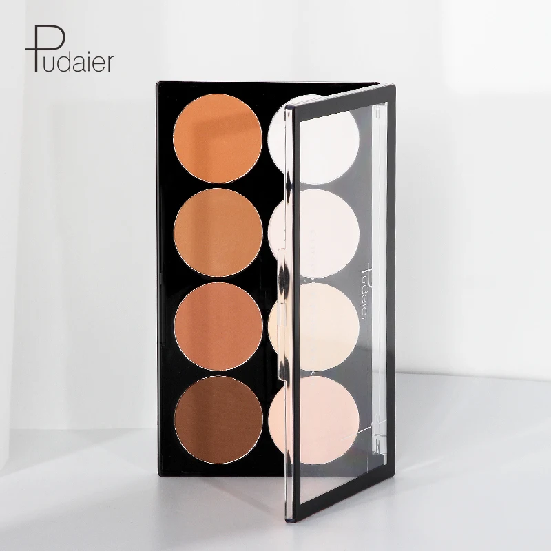 Pudaier матовая палитра теней для век 8 цветов Светящиеся натуральные водостойкие