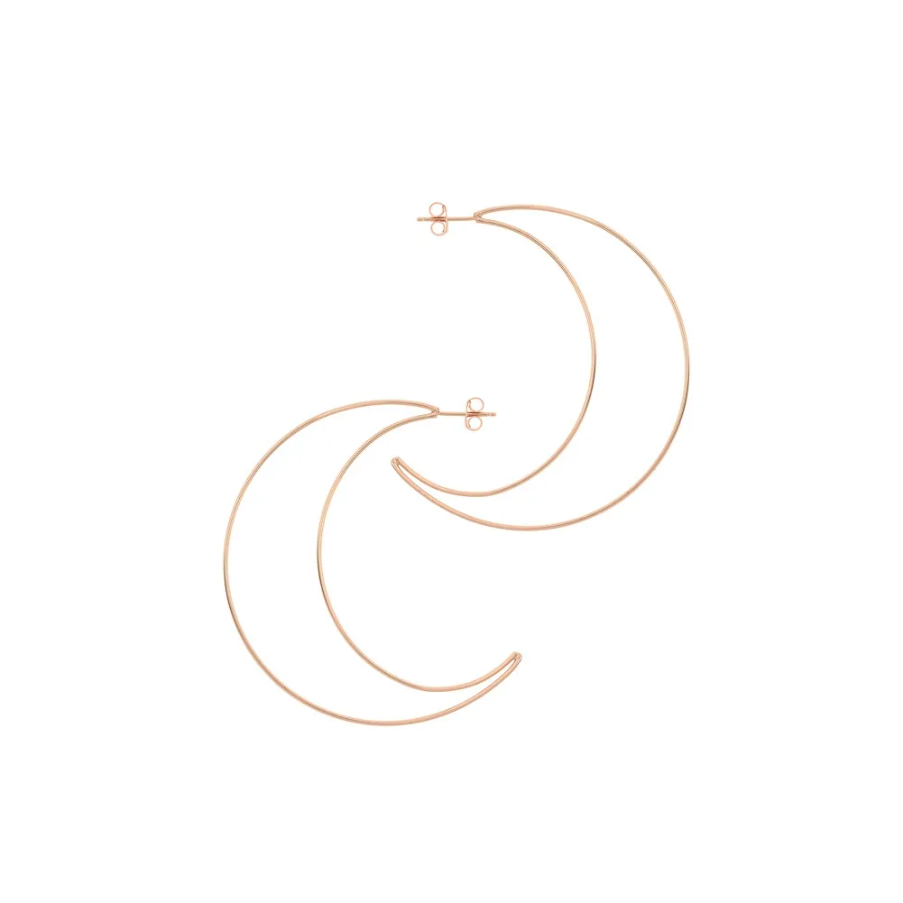 2018 ювелирные изделия Роскошные модные женские богемные полые серьги с Луной для