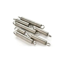 10pcs 304 stainless steel tension spring with hooks durable and flexible diy accessories 0 53mm