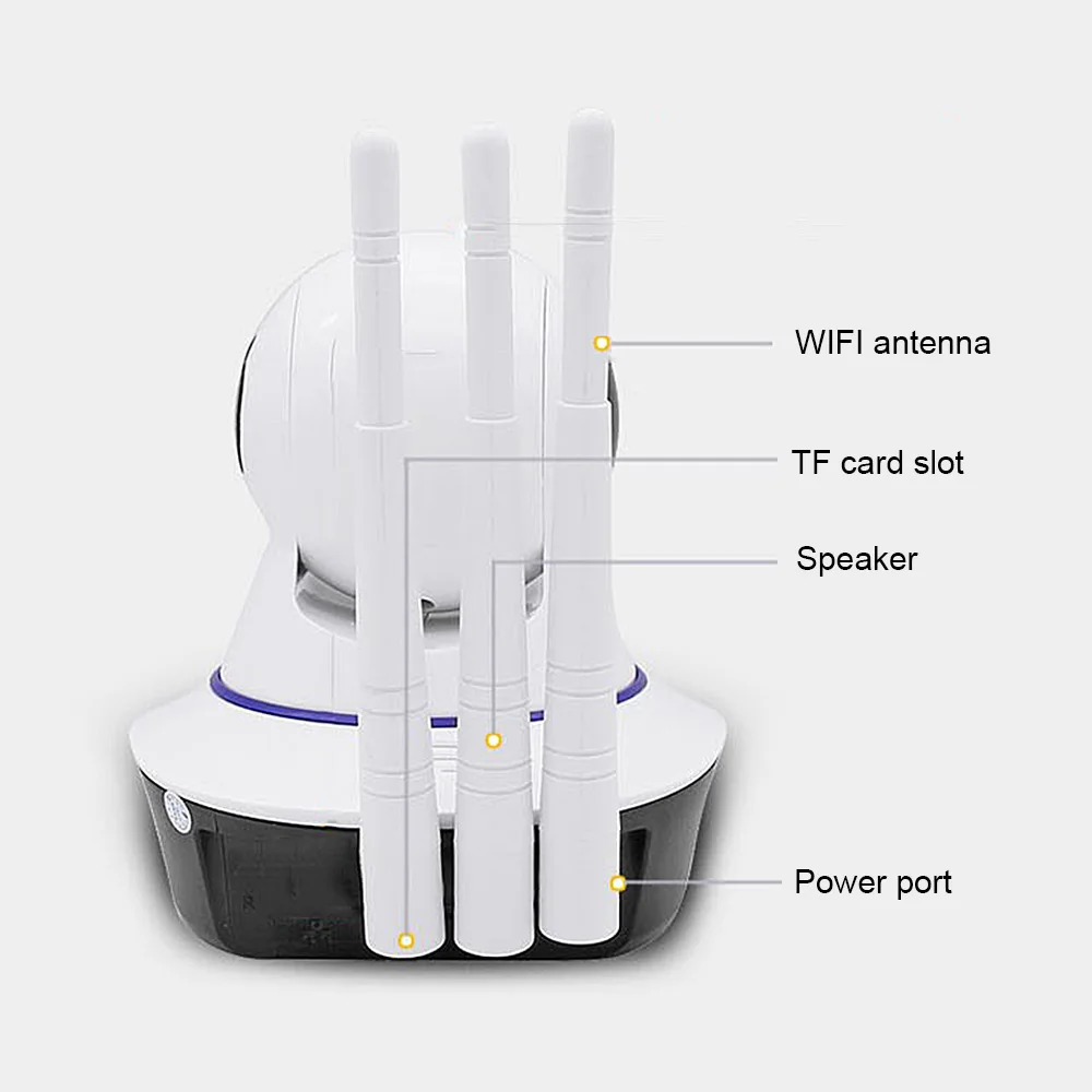 1080P IP камера детский монитор Wifi беспроводная домашняя камера безопасности камера наблюдения видео камера ночного видения CCTV PTZ 3,6 мм 2.0MP