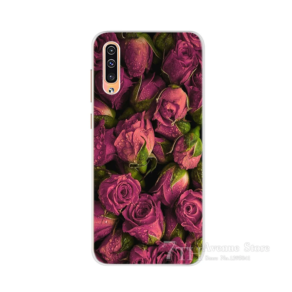 Чехол с рисунком для Samsung A70 A705 Мягкий Силиконовый ТПУ чехол телефона Galaxy A10 A20 A30 A40