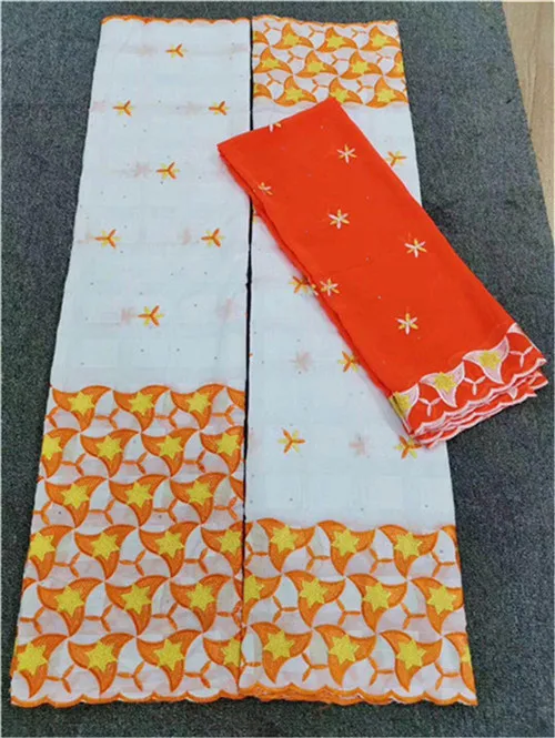 Высококачественная швейцарская вуаль кружевная ткань Африканская сухая