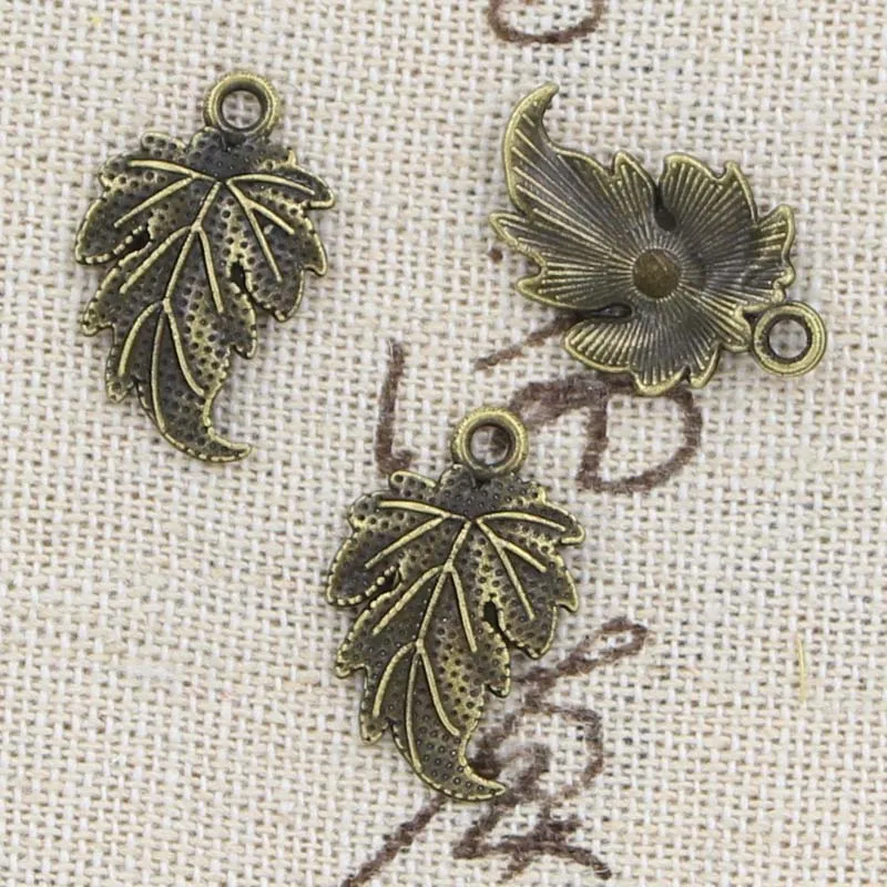 

15pcs Charms Tree Leaf 20x12mm Antique Tibetan Bronze Pendant Findings Accessories DIY Vintage Choker Handmade Jewelry