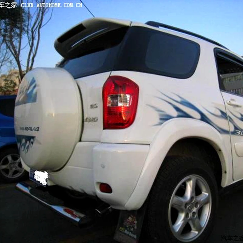 Для Toyota RAV4 спойлер 2001-2005 Высокое качество ABS Материал автомобильное заднее крыло