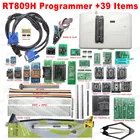 Программатор RT809H EMMC-Nand FLASH универсальный, оригинальный супер быстрый программатор + 39 элементов + кабель Edid + сосающая ручка EMMC-Nand