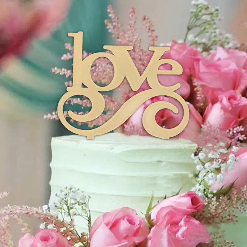 Деревянный Топпер для свадебного торта с надписью «Mr Mrs We Do Love Heart» для жениха и невесты, украшения для свадебного торта