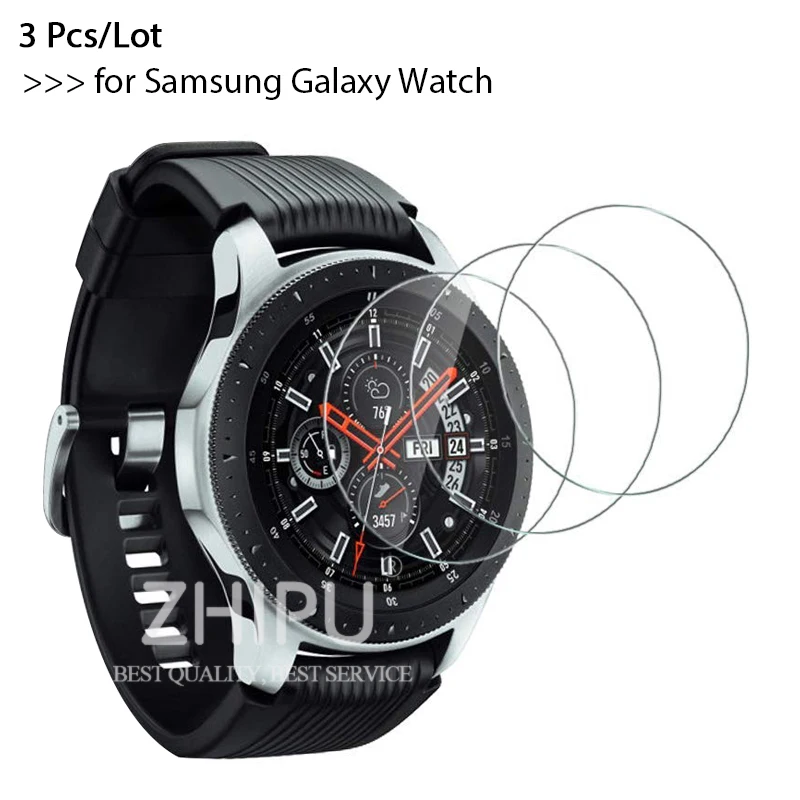 3 шт./лот 9H Премиум взрывозащищенное Закаленное стекло для samsung Galaxy Watch 46 мм и 42 мм Версия защитная пленка для экрана