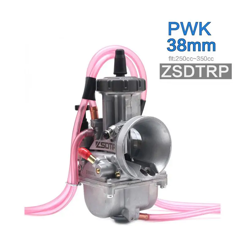 ZSDTRP 38mm ZSDTRP универсальный большой гоночный мотоцикл PWK Keihin Карбюратор изменить 33 34 35 36 38 40 42 мм подходит на 200cc до 500cc мотор - Цвет: ZSDTRP 38mm