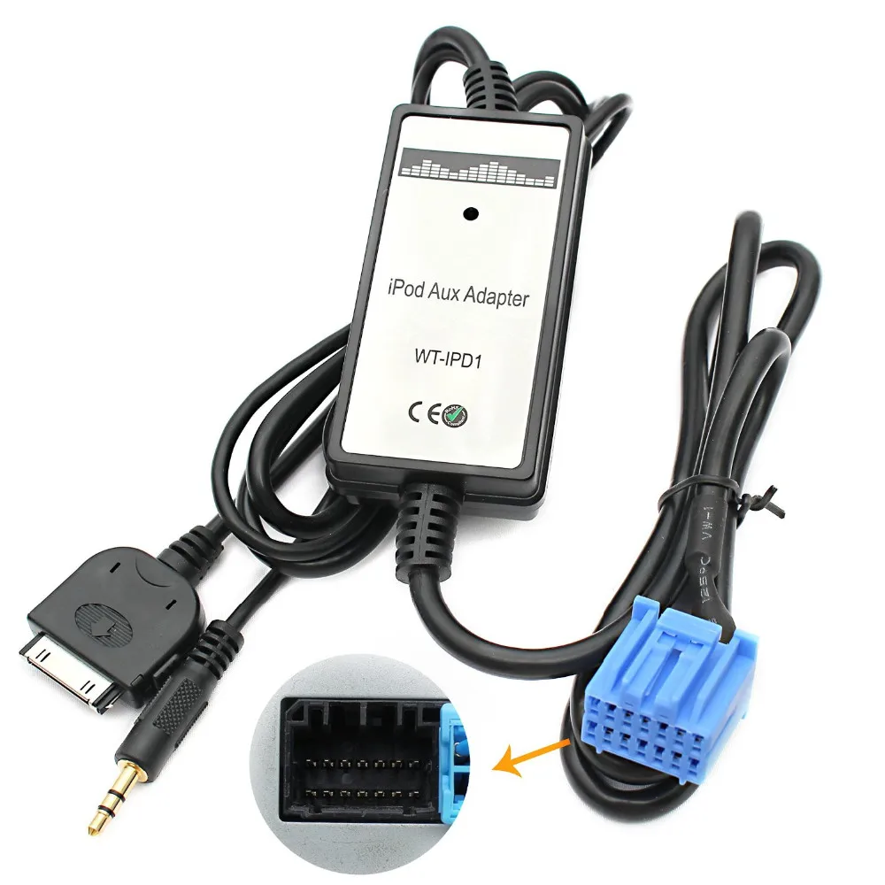 Кабель Aux адаптер автомобильный CD Mp3 вспомогательный ipod 3 5 мм для Civic Honda 2 CRV Odyssey Pilot