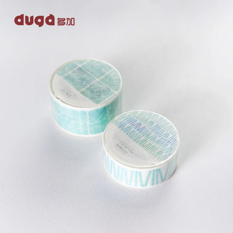 Маскировочная лента Ocean Washi для украшения подарков клейкая планировщика