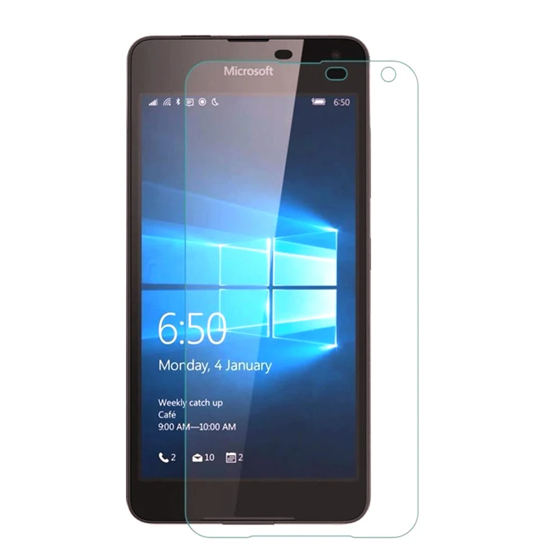 2 шт для Nokia Microsoft Lumia 650 Закаленное стекло протектор экрана 9H 0 3 мм 2.5D защитная