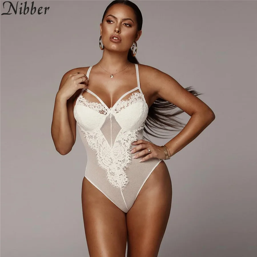 Nibber/, кружевной комбинезон с ажурным узором, Осень-зима, сексуальный кружевной облегающий костюм, трендовая повседневная одежда, разные цвета на выбор
