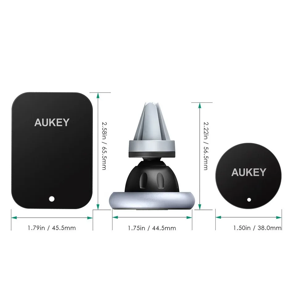 AUKEY обновлен 360 градусов Универсальный Автомобильный держатель для iPhone 7