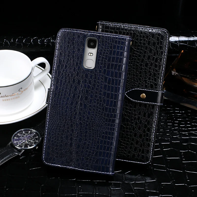 

Чехол Для Doogee Y6 Max, чехол с крокодиловой текстурой, кожаный чехол-книжка для Doogee Y6 Max, чехол для бизнеса