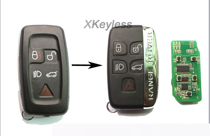 Для Land Rover Discovery 4 Range Брелок Smart Remote Key Control 315 мГц или 433 keyless Go запись доступа кнопка