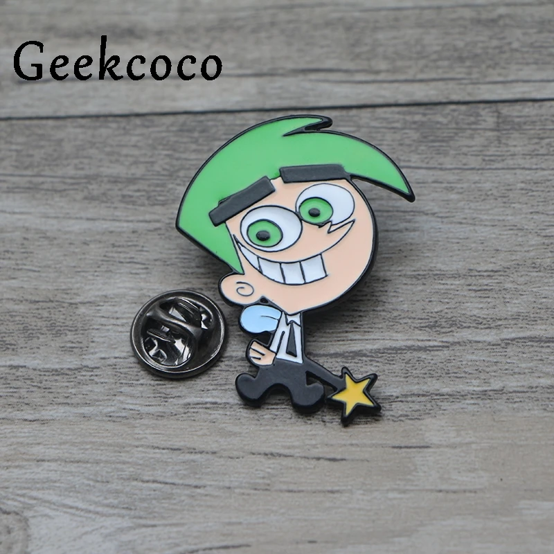 Довольно оддродителей мультфильм эмаль Pin подарок Ювелирная Сумка Одежда Рубашка рюкзак брошь со знаком отличия Значки украшения J0403