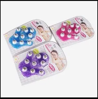 9 шариков Вращающийся Массажер для тела уход за красотой вращение на 360 градусов