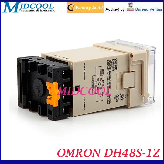 OMRON DH48S-1Z 1 2 светодиодный 4-значное светодиодное Цифровое реле таймера AC 220V |