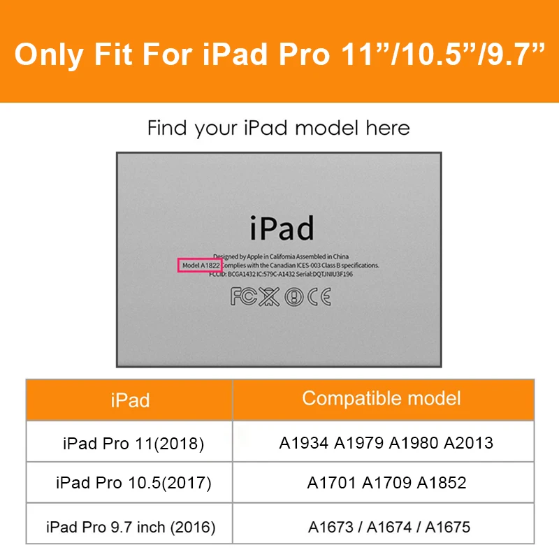 Тонкий кожаный силиконовый чехол для Apple iPad Pro 11 для iPad Pro 10,5 Умный Магнитный чехол для iPad 9,7 Funda Coque