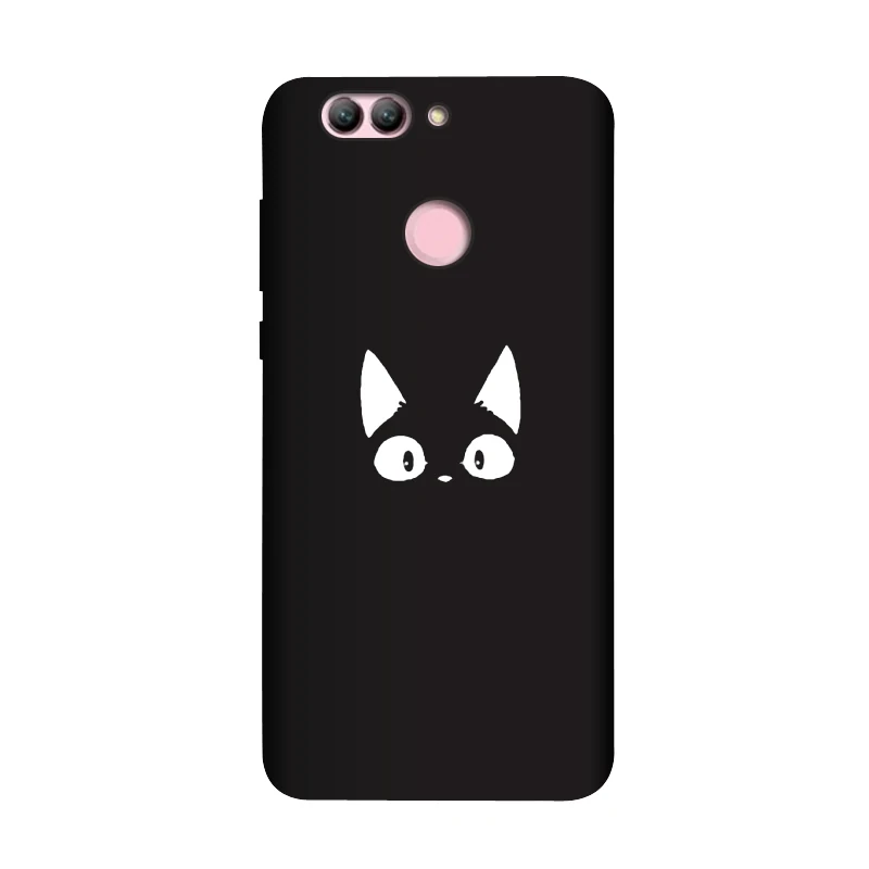 QAQsam 5.5&quot Soft Silicone For Huawei Nova 2 Plus Case Cover Painting Matte Phone Cases Funda | Мобильные телефоны и
